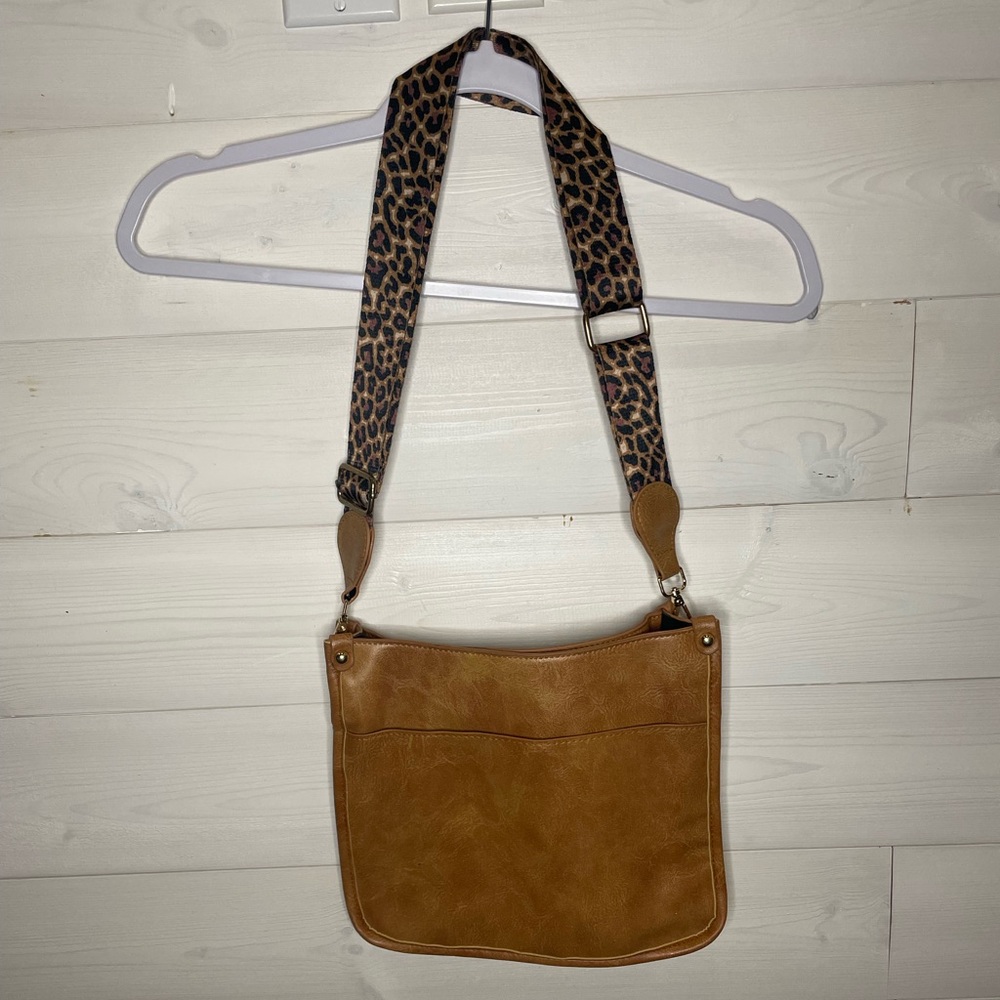 Shoulder bag/ purse adjustable animal print strap